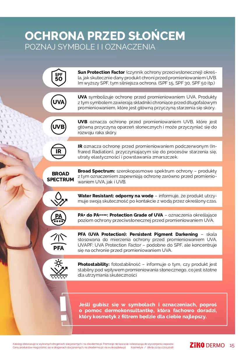Gazetka promocyjna Ziko - Gazetka Ziko Dermo - ważna 22.04 do 27.04.2026 - strona 15 - produkty: Apteka, Fa, Gra, Mars, Por, Rum