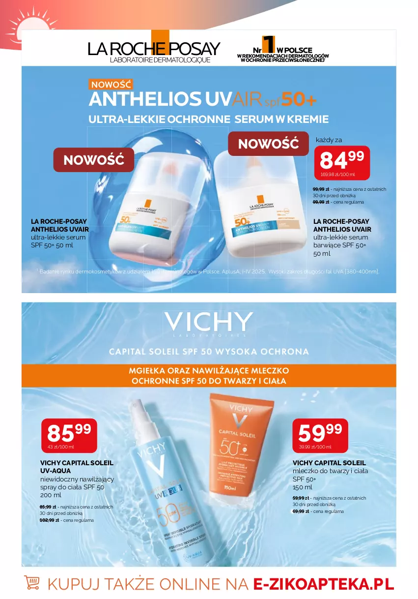Gazetka promocyjna Ziko - Gazetka Ziko Dermo - ważna 22.04 do 27.04.2026 - strona 2 - produkty: Apteka, Helio, La Roche-Posay, Mleczko, Rum, Ser, Serum, Vichy