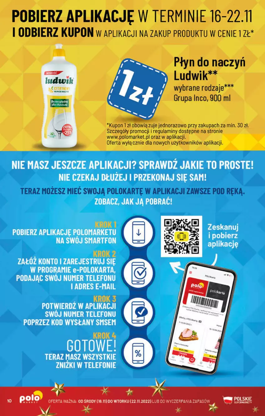 Gazetka promocyjna PoloMarket - Gazetka pomocyjna - ważna 16.11 do 22.11.2022 - strona 10 - produkty: Ludwik, Tera