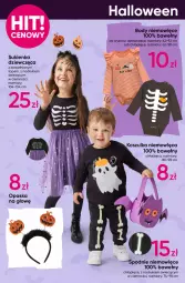 Gazetka promocyjna Pepco - Halloween - Gazetka - ważna od 23.10 do 23.10.2024 - strona 8 - produkty: Top, Opaska, Body, Kosz, Koszulka, Spodnie, Sukienka