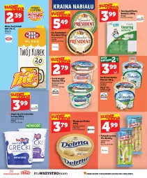 Gazetka promocyjna Topaz - Gazetka - Gazetka - ważna od 09.09 do 09.09.2026 - strona 26 - produkty: Serek wiejski, Top, Ser, Gin, Twaróg, Rolmlecz, Serek, Margaryna, Serek twarogowy, Camembert, Hochland, Twaróg półtłusty, Delma, Flora, Almette