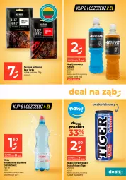 Gazetka promocyjna Dealz - MAKE A DEALZ - Gazetka - ważna od 31.01 do 31.01.2024 - strona 15 - produkty: Sok, Por, Chipsy, Tiger, Sport, Napój gazowany, Wołowina, Woda, Napój, Jerky