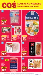 Gazetka promocyjna Aldi - Pełny katalog - Gazetka - ważna od 07.01 do 07.01.2022 - strona 17 - produkty: Kurczak, Polędwica, Krakus, Sos, Ser, Kiełbaski śląskie, Szynka premium, Balta Mare, Szynka konserwowa, Szynka, Polędwiczki z kurczaka, Mintaj