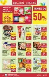 Gazetka promocyjna Aldi - Pełna oferta - Gazetka - ważna od 04.04 do 04.04.2026 - strona 16 - produkty: Mozzarella, Piec, Pizza z pieca kamiennego, All Seasons, Ser, Salami, Filet z mintaja, Wawel, Lody, Golden Seafood, Szynka, Pizza, Mysz, Owoce, Mintaj
