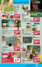 Gazetka promocyjna Aldi - Pełna oferta - Gazetka - ważna od 04.04 do 04.04.2026 - strona 35 - produkty: Sok, Noż, Szczypce, Reflektor, Grill, Obrus, Nawóz, Dywan, Kogut