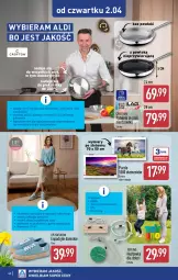 Gazetka promocyjna Aldi - Pełna oferta - Gazetka - ważna od 04.04 do 04.04.2026 - strona 42 - produkty: Sok, Huśtawka, Puzzle, Talerz, Dzieci, Piekarnik, Patelnia, Fa