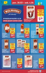 Gazetka promocyjna Aldi - Pełna oferta - Gazetka - ważna od 04.04 do 04.04.2026 - strona 9 - produkty: Piec, Polędwica, Kiełbasa wiejska, Kiełbasa krakowska, Szynka, Boczek, Kabanos, Kiełbasa
