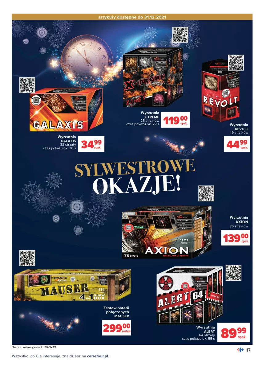 Gazetka promocyjna Carrefour - Gazetka Carrefour - ważna 28.12.2021 do 09.01.2022 - strona 17 - produkty: Gala, Ser, Strzałów, Wyrzutnia