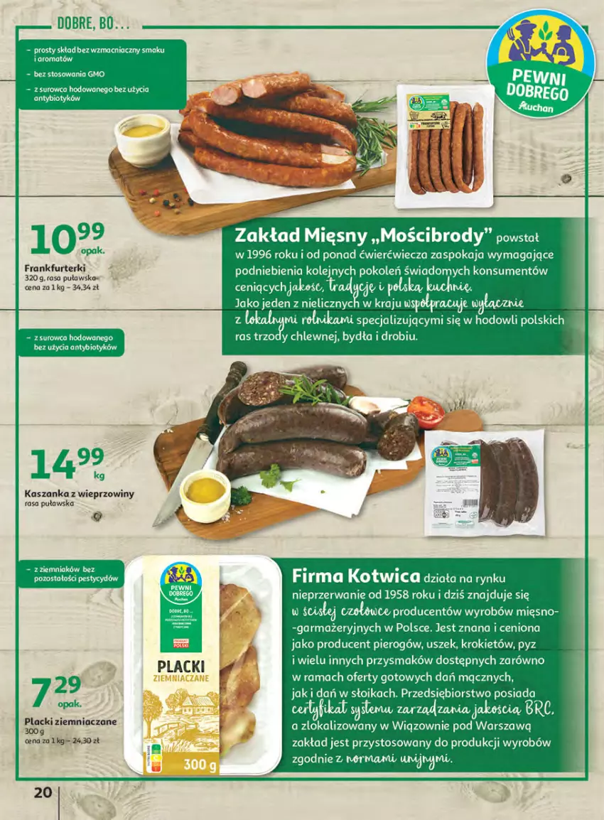 Gazetka promocyjna Auchan - Megapromocje są w cenie Hipermarkety - ważna 12.05 do 18.05.2022 - strona 20 - produkty: Frankfurterki, Kasza, Kaszanka, Lack, Olej, Rama, Rolnik