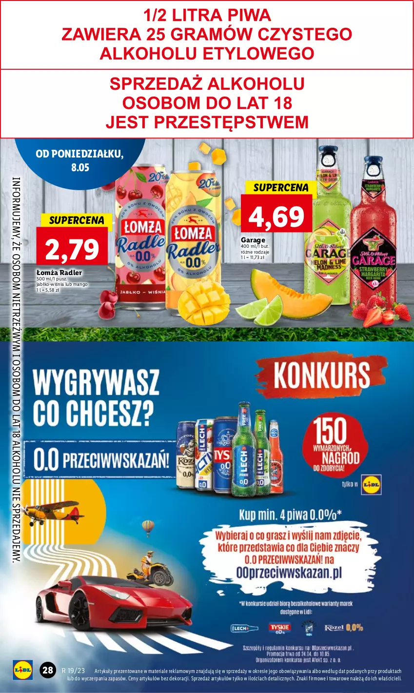 Gazetka promocyjna Lidl - GAZETKA - ważna 08.05 do 10.05.2023 - strona 32 - produkty: Mango, Radler