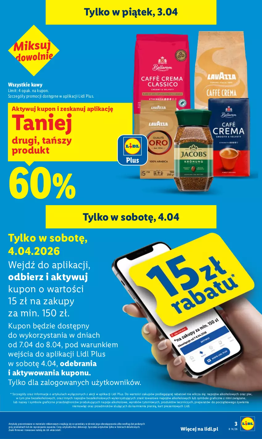 Gazetka promocyjna Lidl - Gazetka ważna od 2.04 do 4.04 - ważna 02.04 do 04.04.2026 - strona 3 - produkty: Gra, Karmi, Napoje, Znicz
