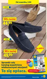 Gazetka promocyjna Lidl - Gazetka ważna od 2.04 do 4.04 - Gazetka - ważna od 04.04 do 04.04.2026 - strona 23 - produkty: Mokasyny