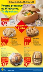 Gazetka promocyjna Lidl - Gazetka ważna od 2.04 do 4.04 - Gazetka - ważna od 04.04 do 04.04.2026 - strona 30 - produkty: Piec, Ser, Pieczywo, Chleb, Bułka