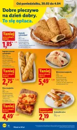 Gazetka promocyjna Lidl - Gazetka ważna od 2.04 do 4.04 - Gazetka - ważna od 04.04 do 04.04.2026 - strona 32 - produkty: Piec, Pasztecik z pieczarkami, Bagietka, Pieczarka, Pieczywo