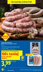 Gazetka promocyjna Lidl - Gazetka ważna od 2.04 do 4.04 - Gazetka - ważna od 04.04 do 04.04.2026 - strona 4 - produkty: PIKOK, Kiełbasa biała, Kiełbasa