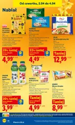 Gazetka promocyjna Lidl - Gazetka ważna od 2.04 do 4.04 - Gazetka - ważna od 04.04 do 04.04.2026 - strona 46 - produkty: Mozzarella, Serek puszysty, Ser, Danone, Twaróg, Piątnica, Beko, Jogurt, Activia, Radamer, Serek, Pilos, Mleczna kanapka, Jogurt pitny, Kinder