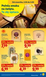Gazetka promocyjna Lidl - Gazetka ważna od 2.04 do 4.04 - Gazetka - ważna od 04.04 do 04.04.2026 - strona 47 - produkty: Ser, Gra, Deska serów, Ser owczy, Mimolette, Gouda