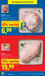 Gazetka promocyjna Lidl - Gazetka ważna od 2.04 do 4.04 - Gazetka - ważna od 04.04 do 04.04.2026 - strona 6 - produkty: Szynka wieprzowa, Szynka
