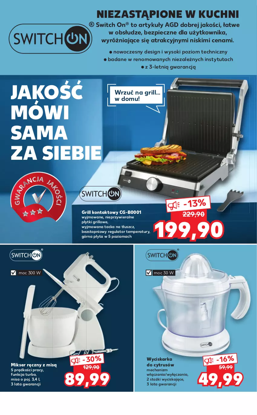 Gazetka promocyjna Kaufland - Oferta specjalna - ważna 10.06 do 30.06.2021 - strona 2 - produkty: Grill, Grill kontaktowy, Mikser, Mikser ręczny, Piec, Płyta, Ser, Sok, Top, Wyciskarka