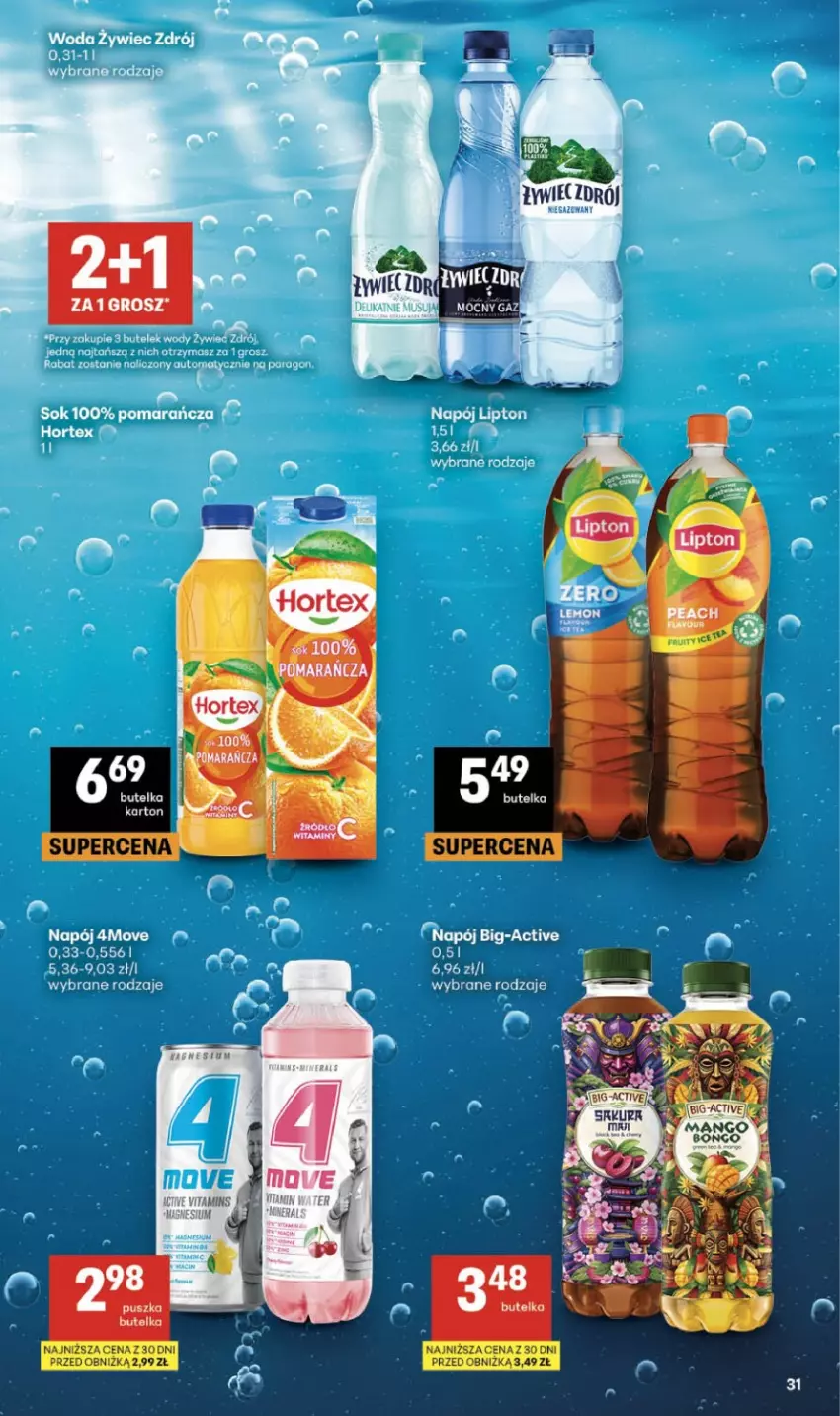 Gazetka promocyjna Delikatesy Centrum - Franczyza DC31 Czwartek - ważna 30.07 do 05.08.2026 - strona 31 - produkty: Napój, Sok