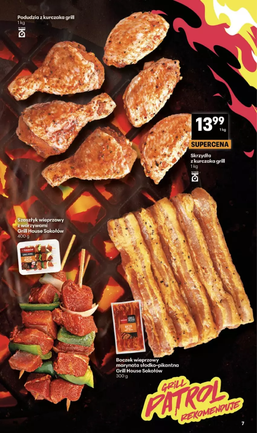 Gazetka promocyjna Delikatesy Centrum - Franczyza DC31 Czwartek - ważna 30.07 do 05.08.2026 - strona 7 - produkty: Kurczak, LG, Sok, Sokołów