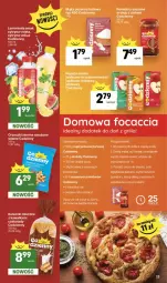 Gazetka promocyjna Delikatesy Centrum - Franczyza DC31 Czwartek - Gazetka - ważna od 05.08 do 05.08.2026 - strona 23 - produkty: Piec, Drożdże, Sól, Lemoniada, Orzeszki, Focaccia, Kawa, Bułeczki, Mąka, Bułeczki mleczne, Mąka pszenna, Arbuz, Grill, Orzeszki ziemne, Napój, Pomidory, Mięta