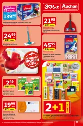 Gazetka promocyjna Auchan - Gazetka 30 Lat Hipermarket Auchan - Gazetka - ważna od 25.02 do 25.02.2026 - strona 29 - produkty: NBA, Mop, Gra, Rama, Vileda, Rękawice, Szufelka
