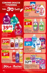 Gazetka promocyjna Auchan - Gazetka 30 Lat Hipermarket Auchan - Gazetka - ważna od 25.02 do 25.02.2026 - strona 32 - produkty: Frosch, Top, Perfum, Odplamiacz, Silan, Płyn do płukania, Chusteczki, Vanish