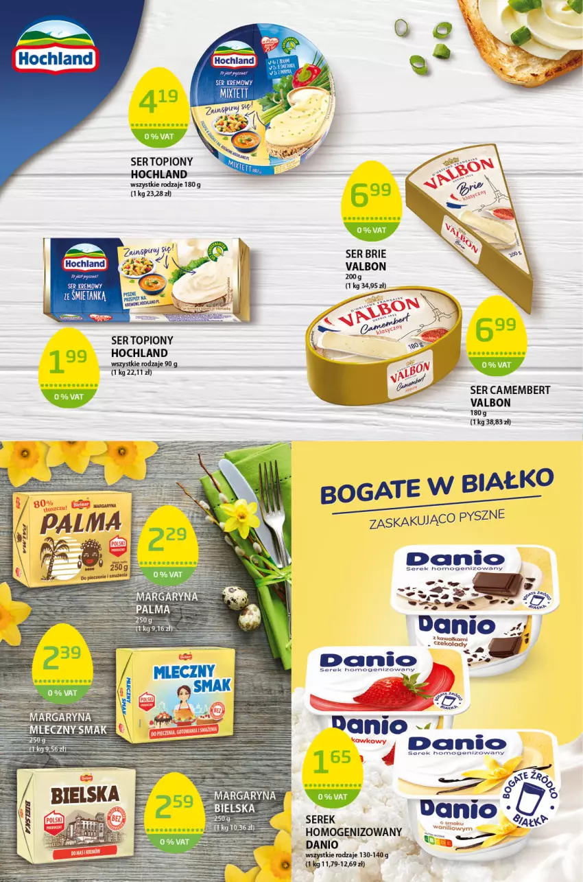 Gazetka promocyjna ABC - Gazetka - ważna 01.04 do 14.04.2022 - strona 2 - produkty: Bielska, Brie, Camembert, Danio, Hochland, Kawa, Por, Ser, Serek, Serek homogenizowany, Taca, Top