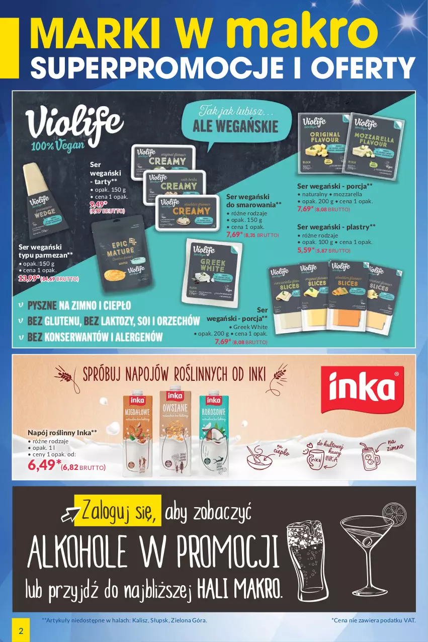 Gazetka promocyjna Makro - [Oferta specjalna] Marki w MAKRO - ważna 06.04 do 19.04.2021 - strona 2 - produkty: Inka, Mozzarella, Napój, Napój roślinny, Parmezan, Por, Ser