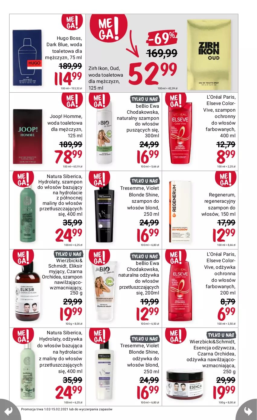 Gazetka promocyjna Rossmann - Luty I - ważna 01.02 do 14.02.2021 - strona 11 - produkty: BIC, Fa, JOOP!, Natura Siberica, Rum, Woda, Woda toaletowa