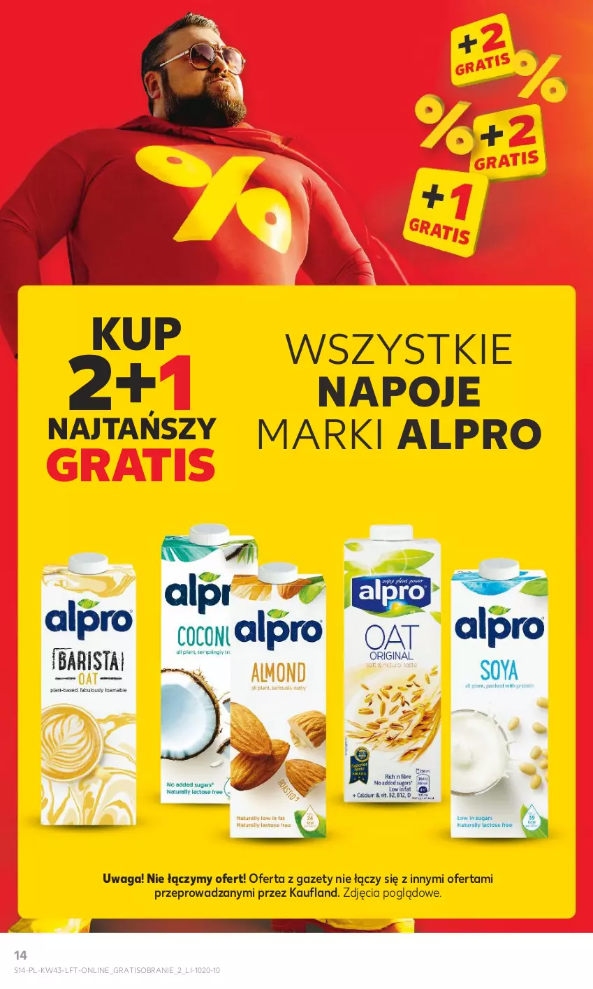 Gazetka promocyjna Kaufland - Gazetka tygodnia - ważna 26.10 do 31.10.2023 - strona 14 - produkty: Alpro, Gra, Napoje, Waga