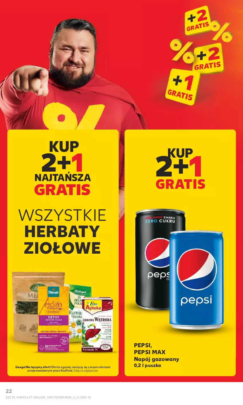 Gazetka promocyjna Kaufland - Gazetka tygodnia - ważna 26.10 do 31.10.2023 - strona 22 - produkty: Gra, Napój, Napój gazowany, Pepsi, Pepsi max, Waga