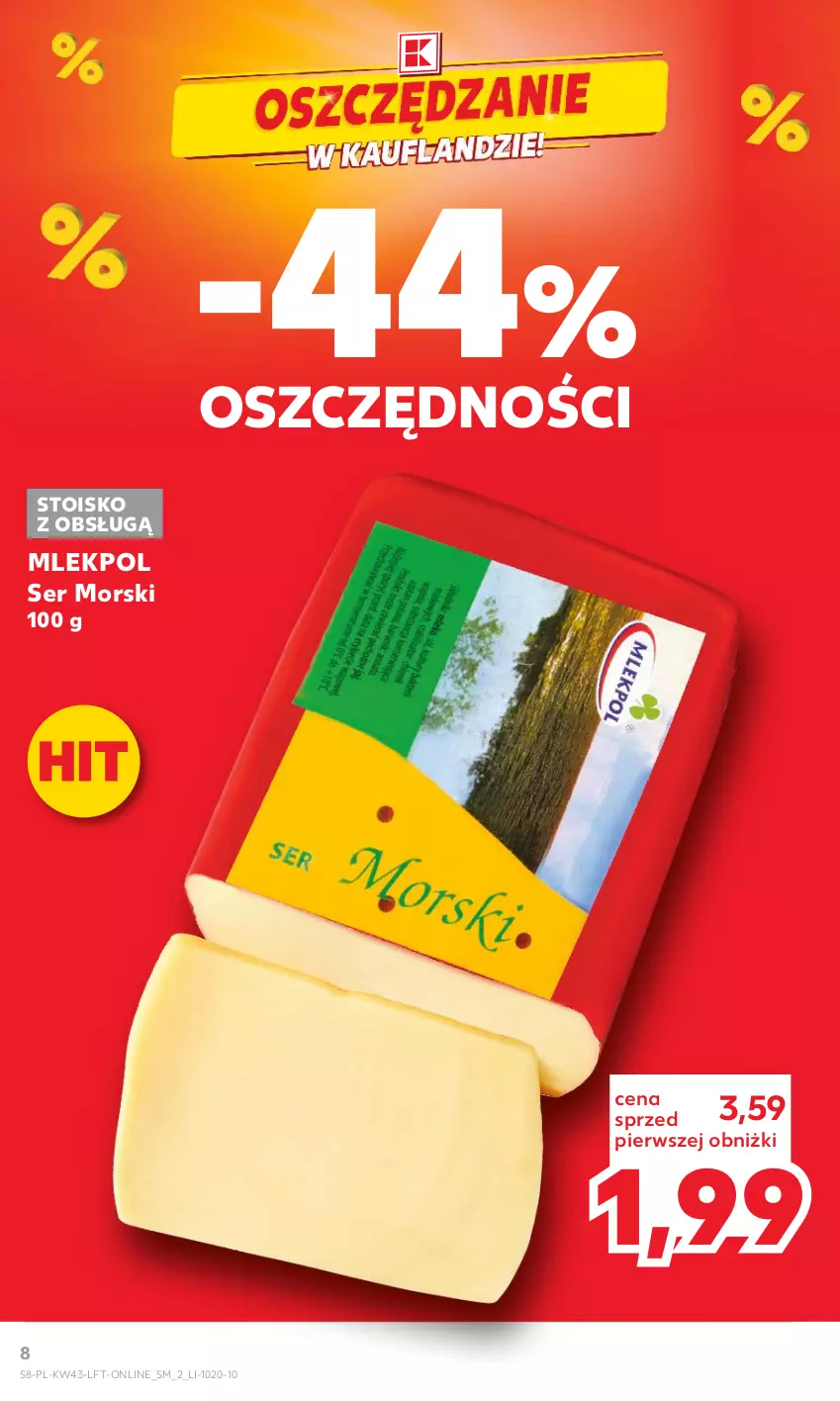 Gazetka promocyjna Kaufland - Gazetka tygodnia - ważna 26.10 do 31.10.2023 - strona 8 - produkty: Ser