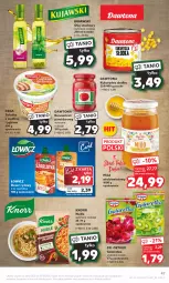 Gazetka promocyjna Kaufland - Gazetka tygodnia - Gazetka - ważna od 31.10 do 31.10.2023 - strona 47 - produkty: Sałatka, Koncentrat pomidorowy, Dawtona, Kujawski, Ser, Ryż, Olej smakowy, Szarlotka, Dega, Dr. Oetker, Sałat, Miód, Galaretka, Deser, Gala, Olej, Kukurydza, Knorr