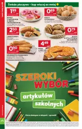 Gazetka promocyjna Stokrotka - Market - Gazetka - ważna od 29.07 do 29.07.2026 - strona 34 - produkty: Piec, Warzywa, Ser, Optima, Bagietka, Pizza, Pieczywo, Półbagietka, Owoce, Donut, Bułka, Mięso, Jagodzianka