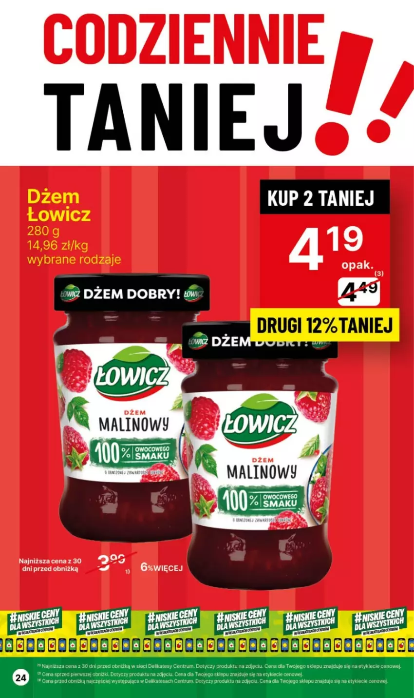 Gazetka promocyjna Delikatesy Centrum - NOWA GAZETKA Delikatesy Centrum od 15 kwietnia! 15-21.04.2024 - ważna 15.04 do 21.04.2024 - strona 24 - produkty: Dżem, Rum