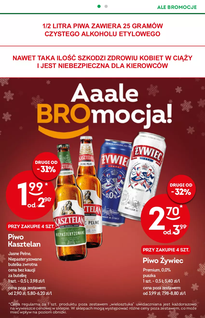 Gazetka promocyjna Żabka - ważna 22.12.2021 do 04.01.2022 - strona 6 - produkty: Gra, Kasztelan, Piec, Piwa, Piwo