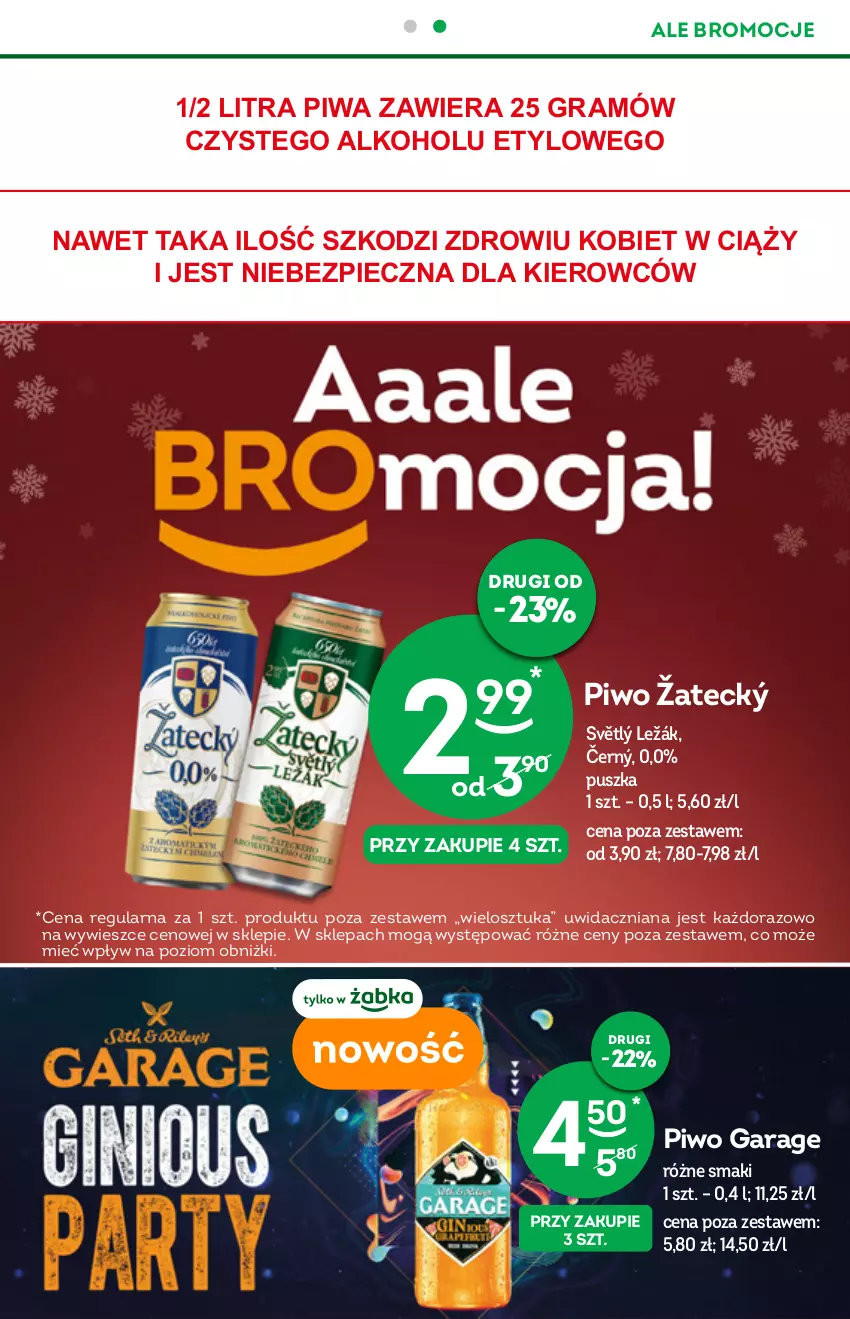 Gazetka promocyjna Żabka - ważna 22.12.2021 do 04.01.2022 - strona 7 - produkty: Gra, Piec, Piwa, Piwo