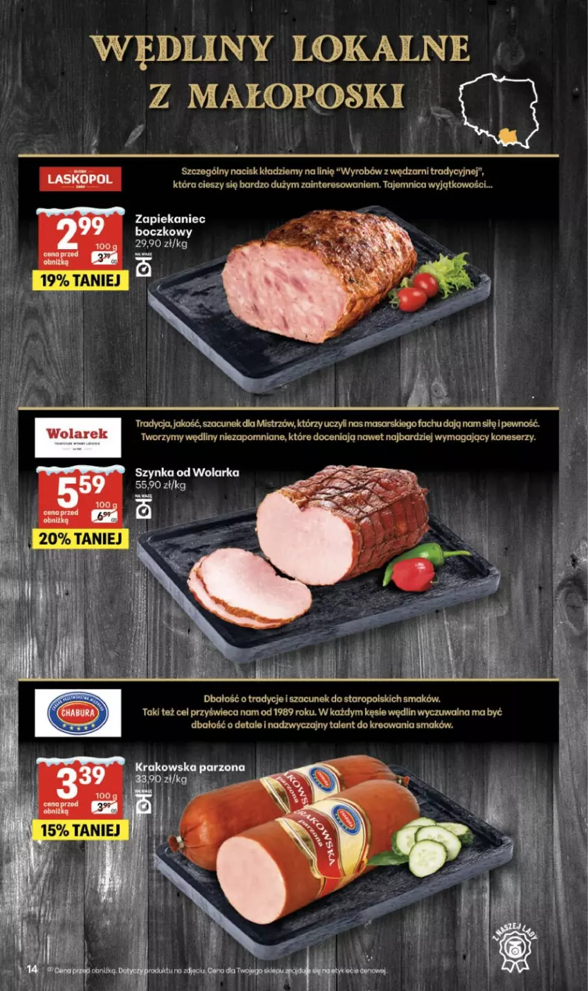 Gazetka promocyjna Delikatesy Centrum - Franczyza DC05 Czwartek - ważna 29.01 do 04.02.2026 - strona 14 - produkty: Fa, Ser