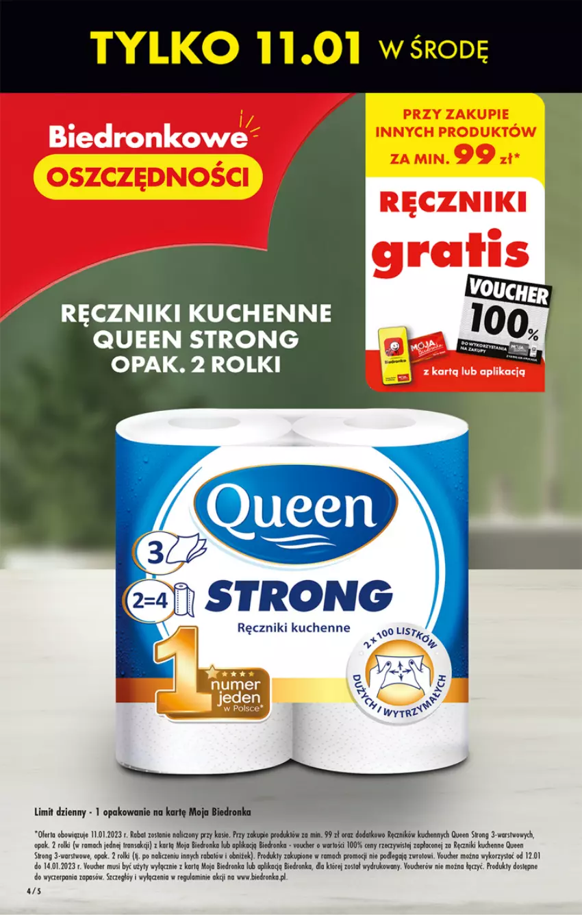 Gazetka promocyjna Biedronka - Gazetka - Biedronka.pl - ważna 09.01 do 14.01.2023 - strona 4 - produkty: Dron, Mus, Rama, Ręcznik, Rolki, Tran