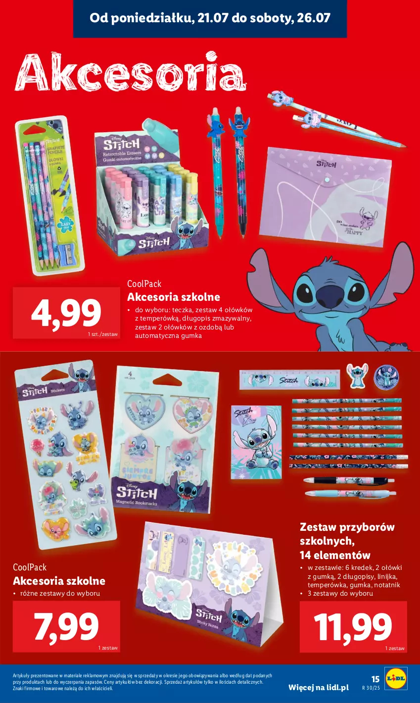 Gazetka promocyjna Lidl - KATALOG GOTOWI DO SZKOŁY - ważna 21.07 do 30.08.2025 - strona 17 - produkty: Długopis