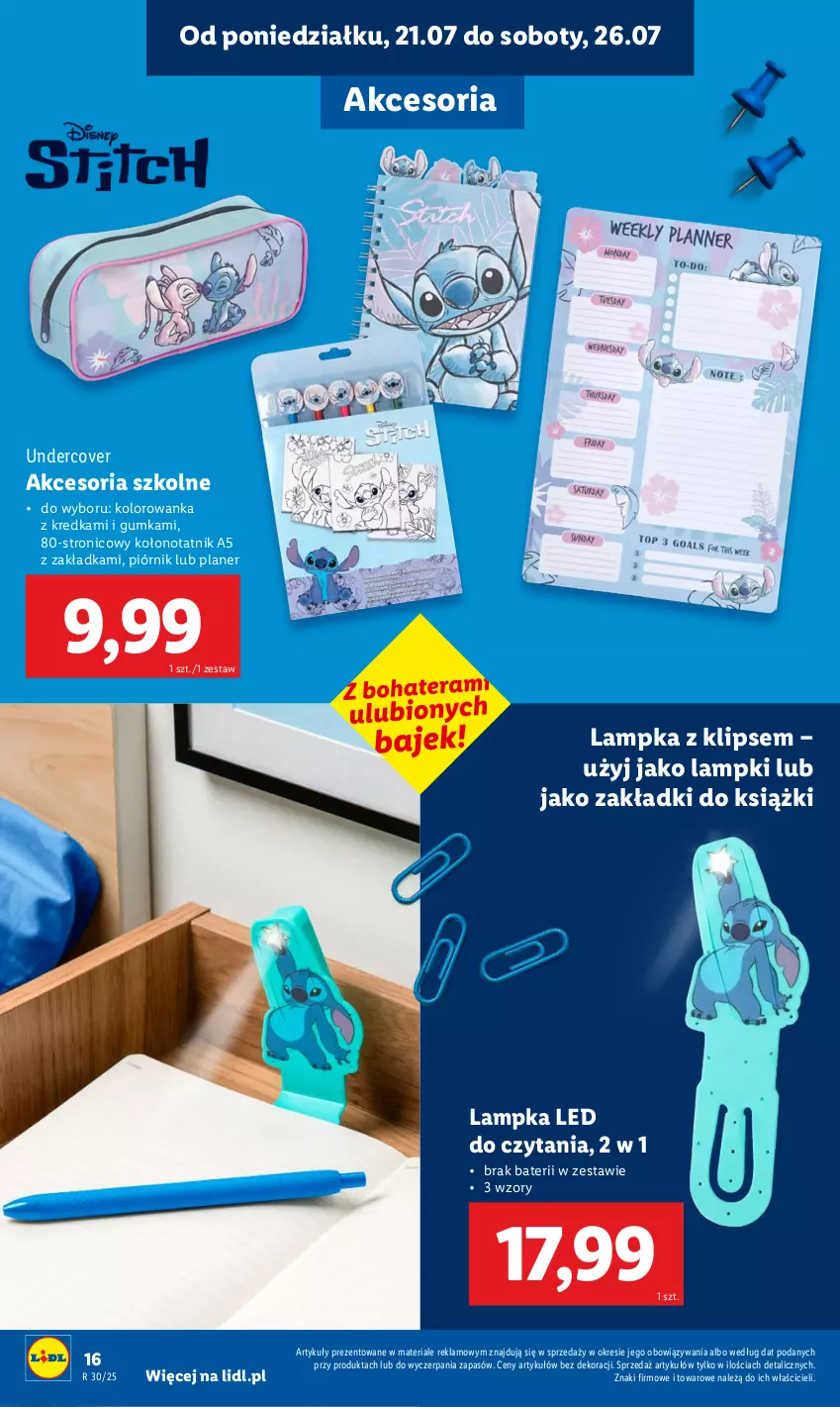 Gazetka promocyjna Lidl - KATALOG GOTOWI DO SZKOŁY - ważna 21.07 do 30.08.2025 - strona 18 - produkty: Kolorowanka, Kredka, Piórnik