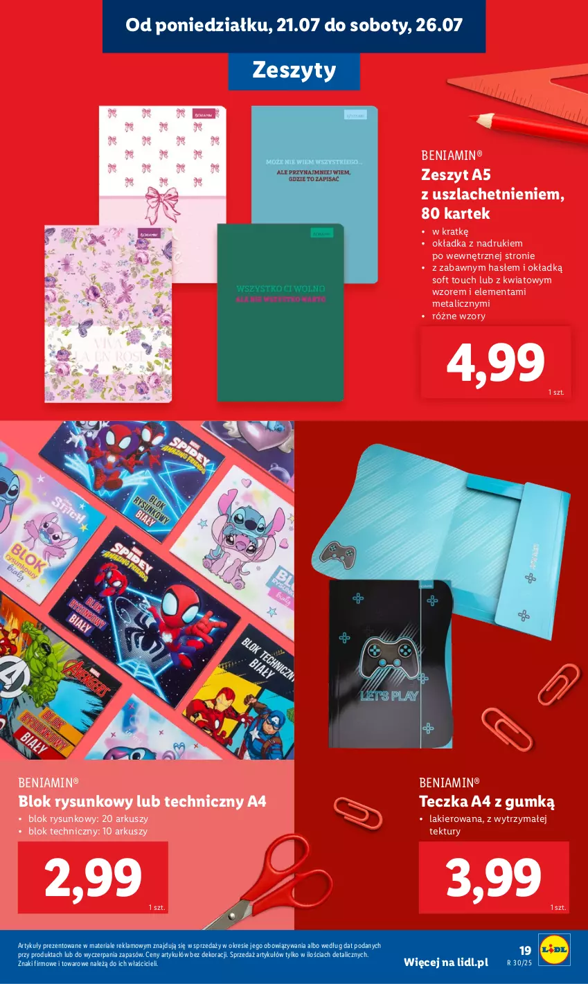 Gazetka promocyjna Lidl - KATALOG GOTOWI DO SZKOŁY - ważna 21.07 do 30.08.2025 - strona 21 - produkty: Lakier