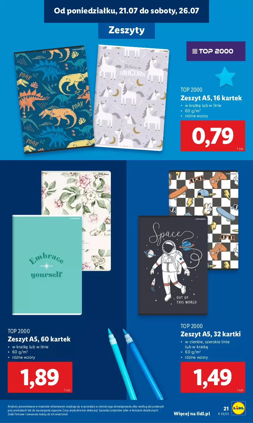 Gazetka promocyjna Lidl - KATALOG GOTOWI DO SZKOŁY - ważna 21.07 do 30.08.2025 - strona 23 - produkty: Top