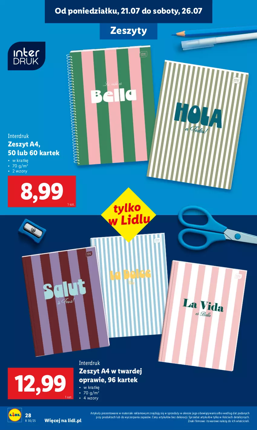 Gazetka promocyjna Lidl - KATALOG GOTOWI DO SZKOŁY - ważna 21.07 do 30.08.2025 - strona 30