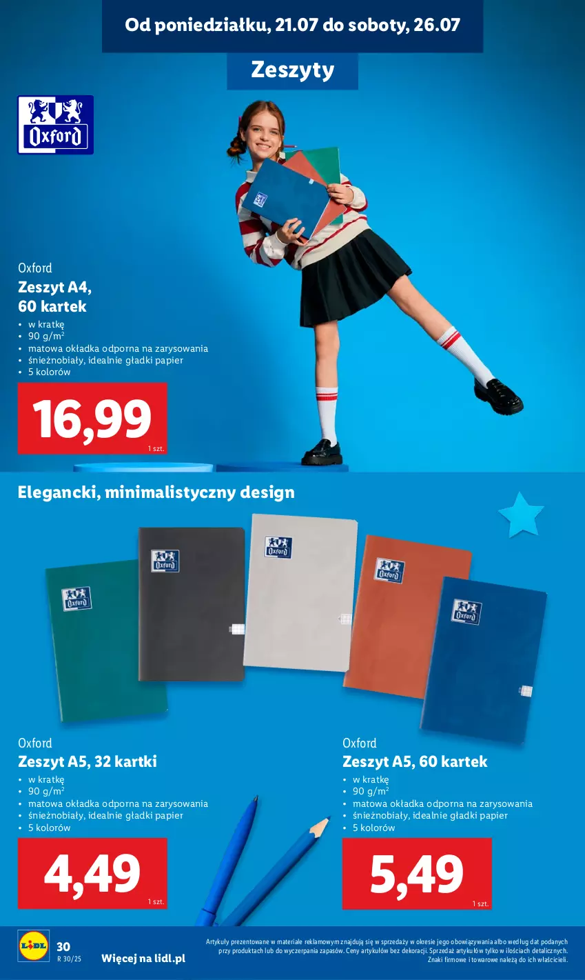 Gazetka promocyjna Lidl - KATALOG GOTOWI DO SZKOŁY - ważna 21.07 do 30.08.2025 - strona 32 - produkty: Papier, Por
