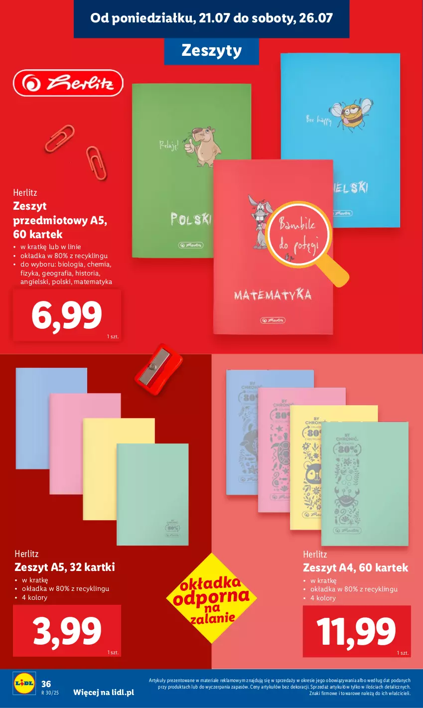 Gazetka promocyjna Lidl - KATALOG GOTOWI DO SZKOŁY - ważna 21.07 do 30.08.2025 - strona 38 - produkty: Gra