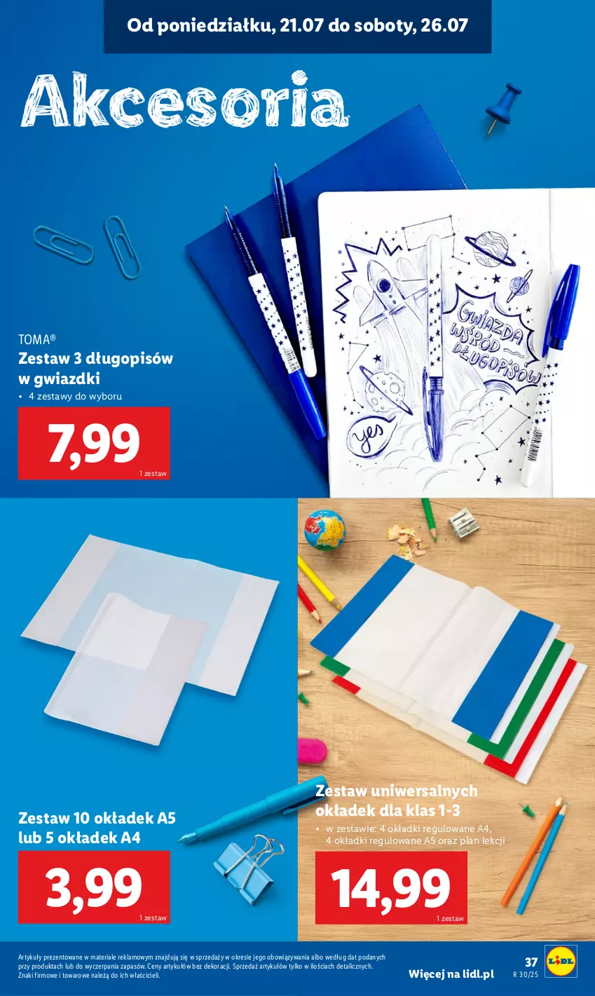Gazetka promocyjna Lidl - KATALOG GOTOWI DO SZKOŁY - ważna 21.07 do 30.08.2025 - strona 39 - produkty: Długopis