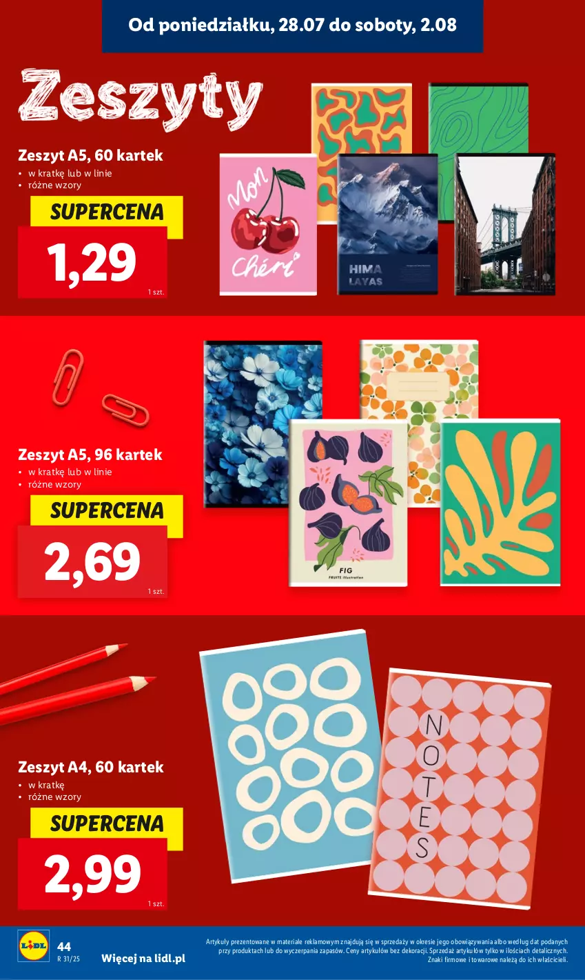 Gazetka promocyjna Lidl - KATALOG GOTOWI DO SZKOŁY - ważna 21.07 do 30.08.2025 - strona 46